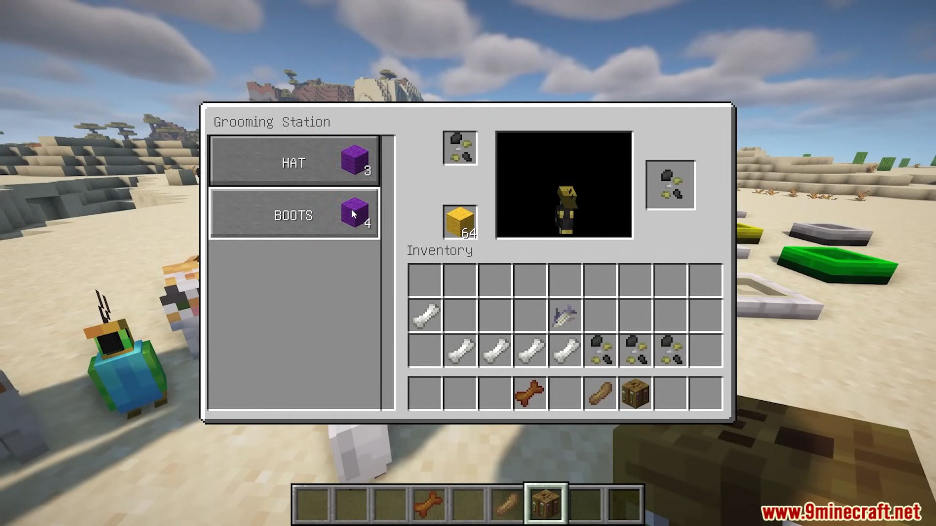 description_2 Pet Shop Mod (1.20.1) - interactive pets and items for them