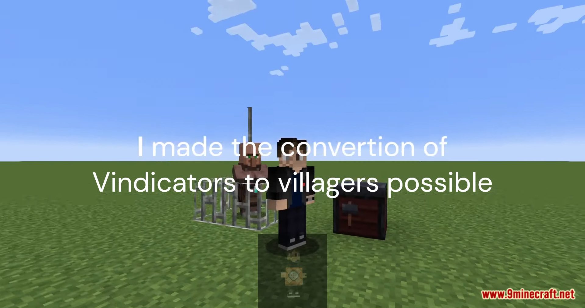 description_6 Curable Vindicators Data Pack (1.20.2, 1.19.4) - Перевоплощение Мстителей в Minecraft!