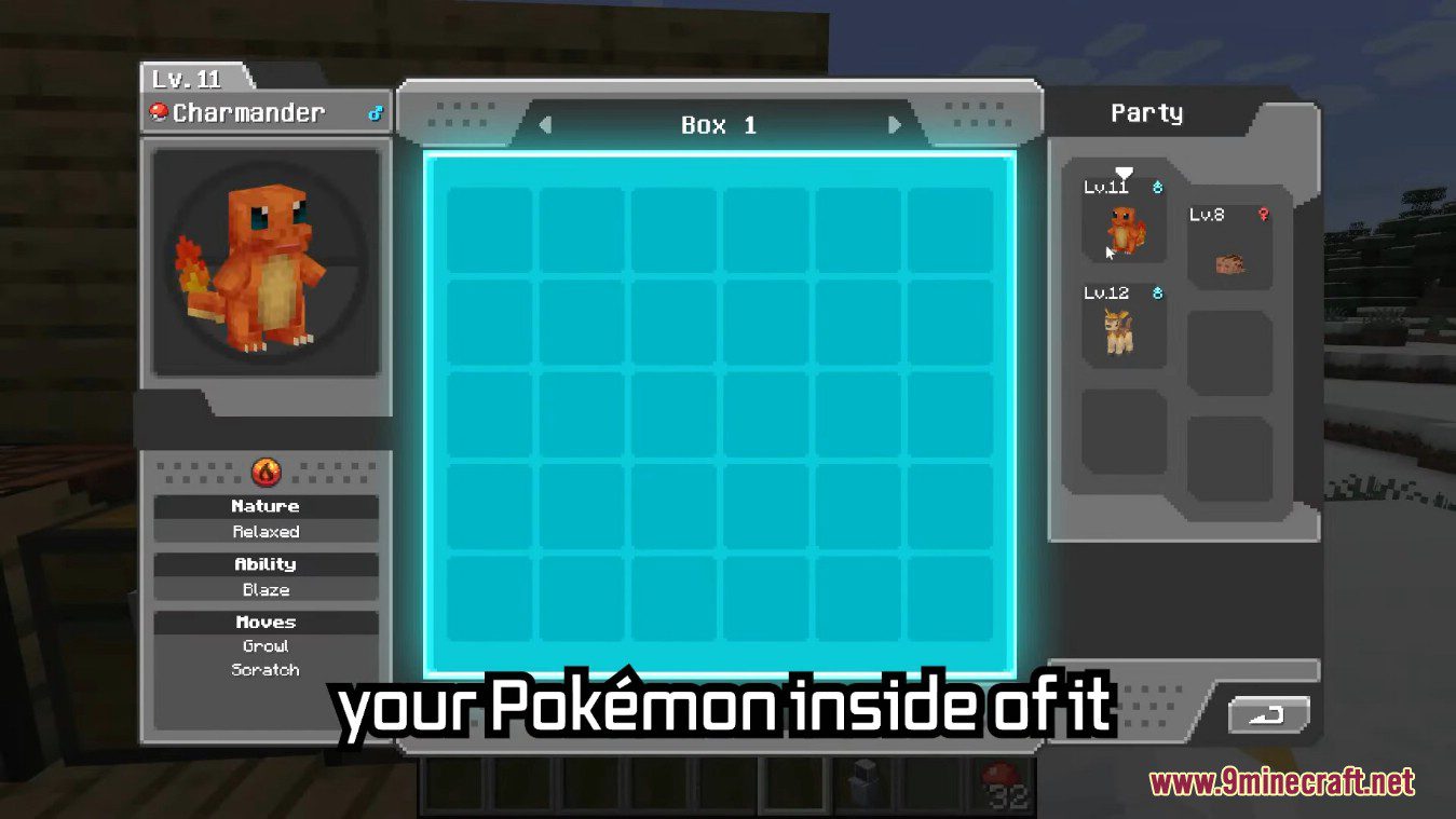 description_15 Cobblemon Mod 1.20.1 - An exciting Minecraft experience with Pokemon