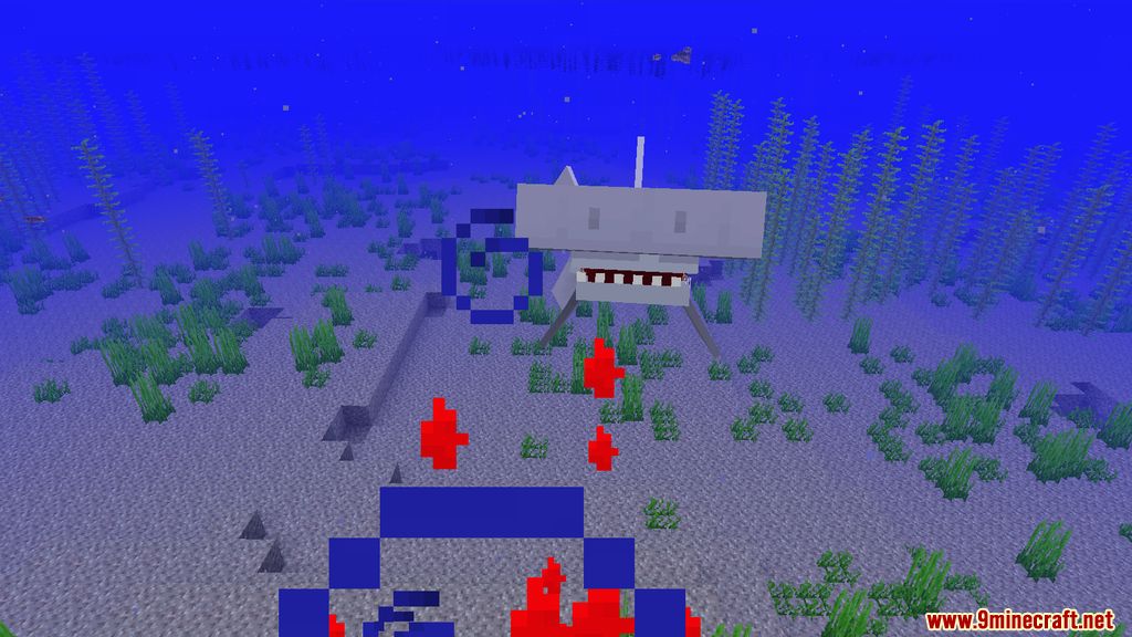 description_6 Shark Mod 1.19.2 - Ужасный морской хищник