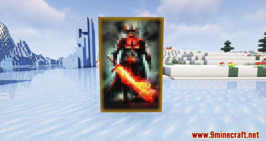 description_6 Medieval Paintings Mod 1.20.1 - Украсьте свои средневековые замки