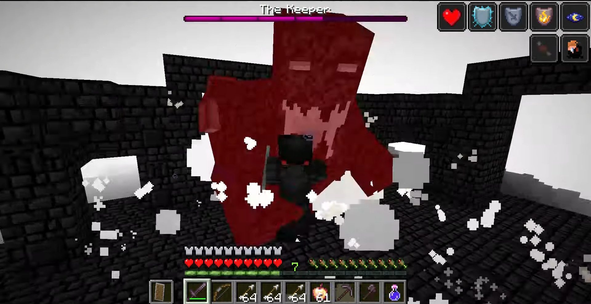 description_7 Into The Void Mod (1.16.5) - бои хранителей и боссов