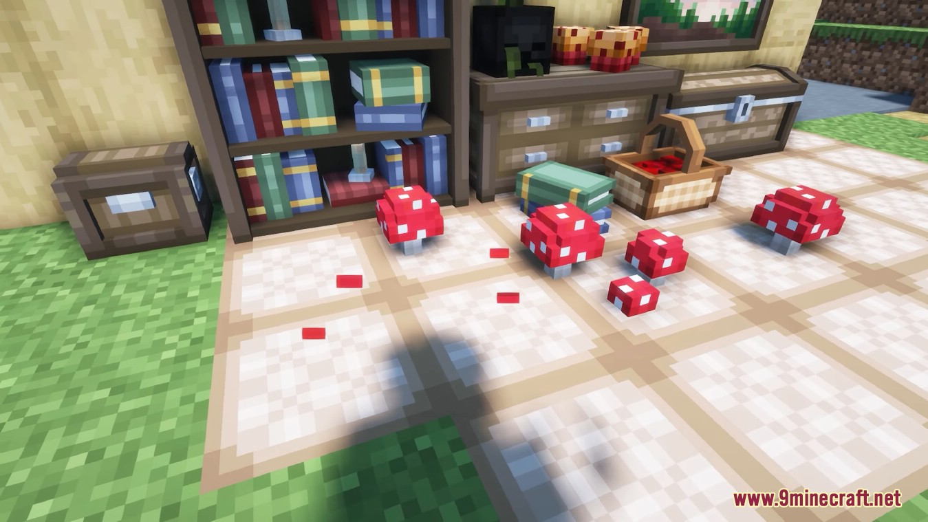 description_4 Fantasy furniture mods - themed decorative blocks in fantasy style