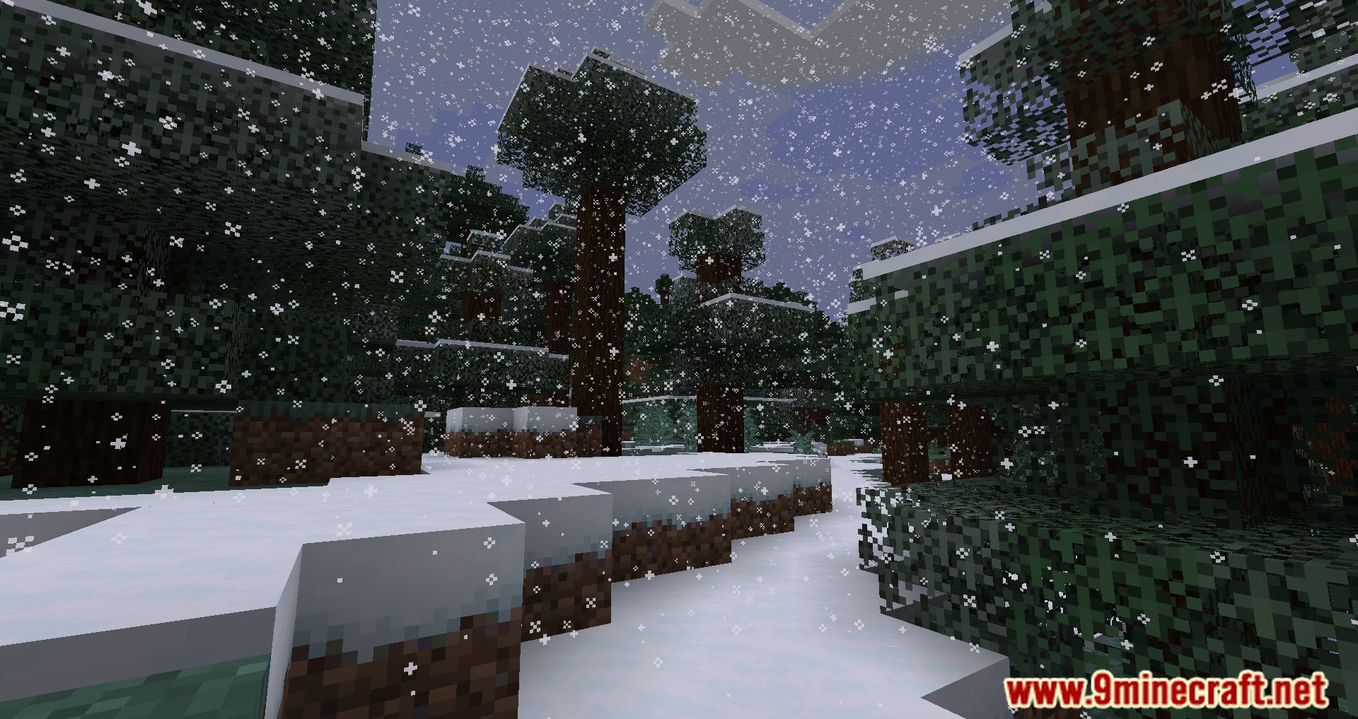 image 7 for Snowy Leaves Plus Mod (1.20.5) - Witness the magic of nature!