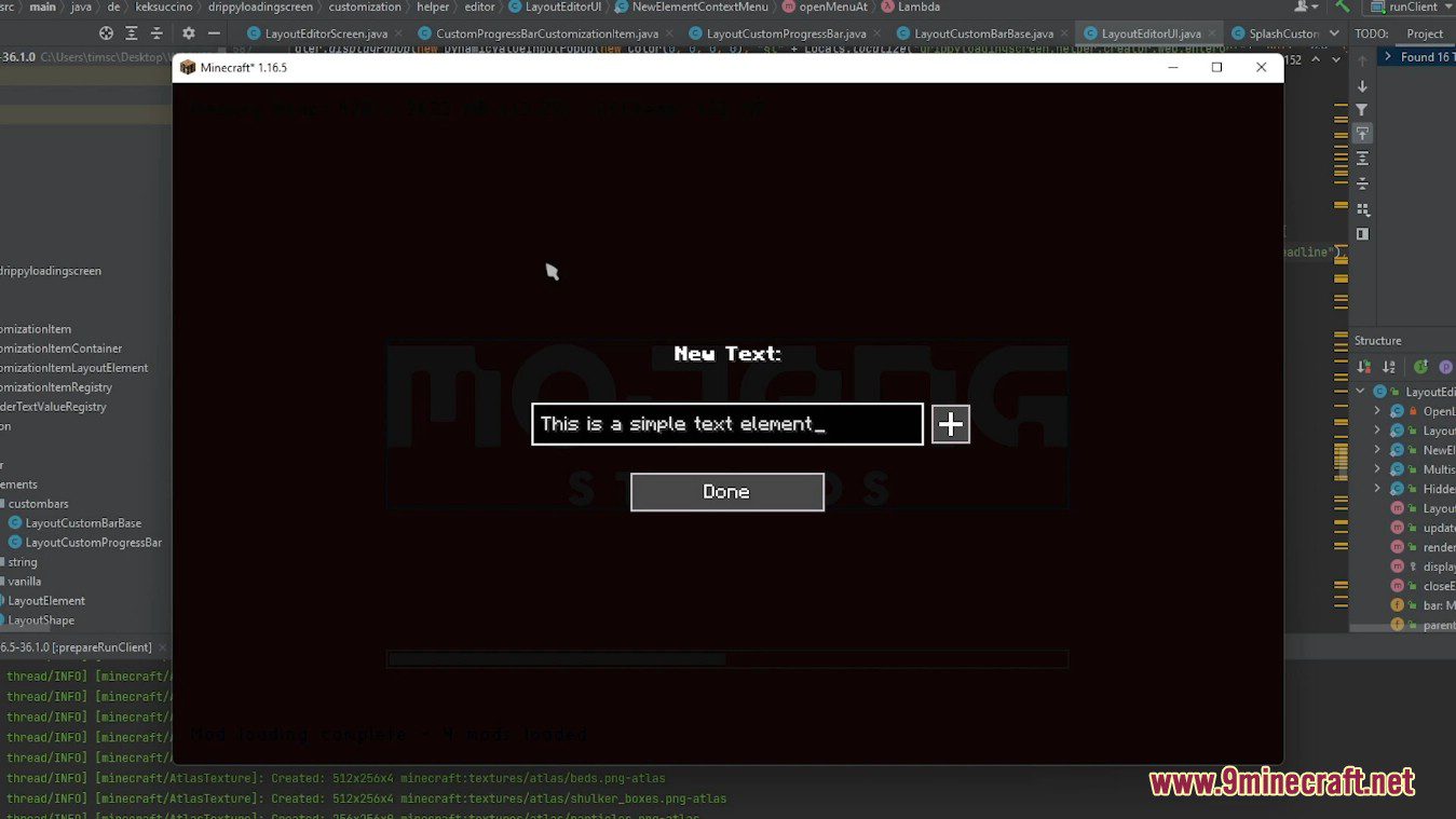 description_1 Drippy Loading Screen Mod (1.20.4) - Customize Minecraft loading