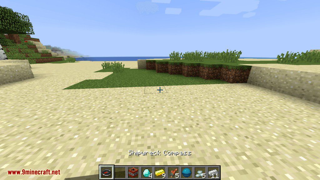 description_6 Structure Compass Mod (1.20.4) - makes it easier to determine the location of buildings