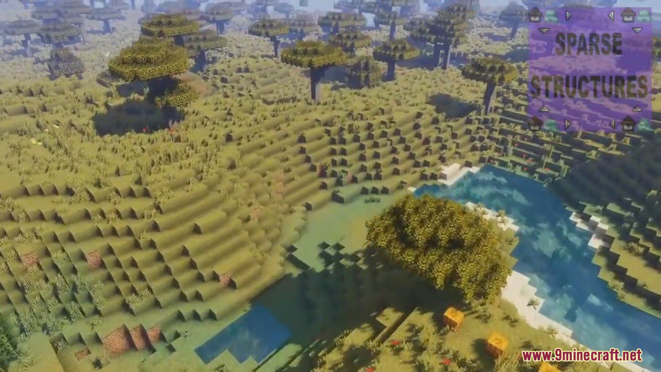 description_6 Sparse Structures Reforged Mod - All buildings are far away