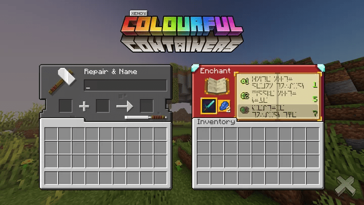 image 6 for Color Container GUI Packages (1.20) - Java/Bedrock