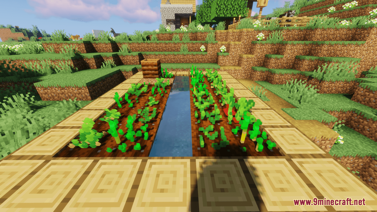 description_11 Barebones 3D Crops Resource Pack (1.20.4, 1.19.4) - Пакет текстур