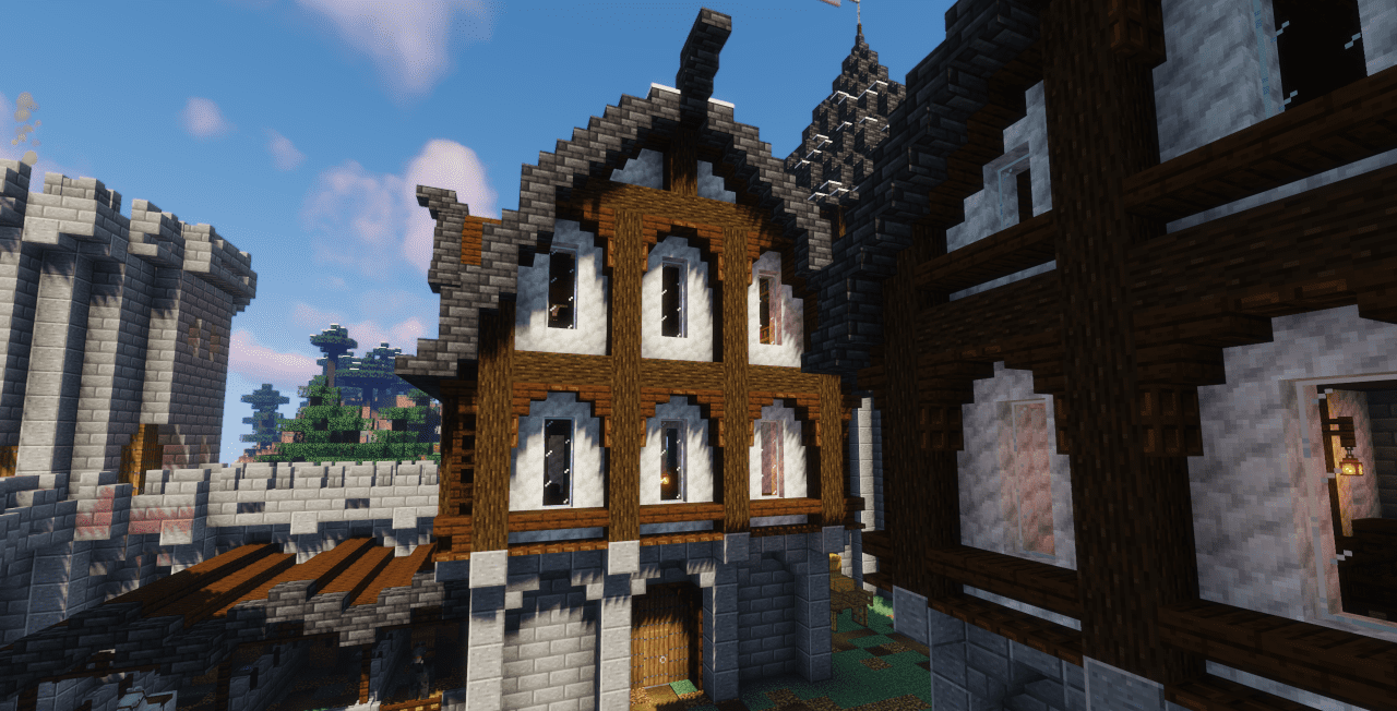 image 1 for Dark Oak Castle | Map for Minecraft