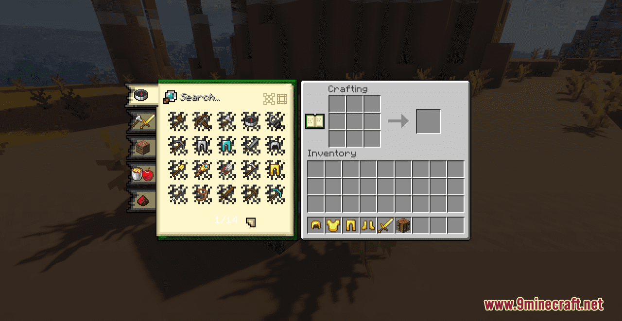 description_7 SLOT GUI Resource Pack (1.19.4, 1.19.2, 1.19) - текстурный пакет