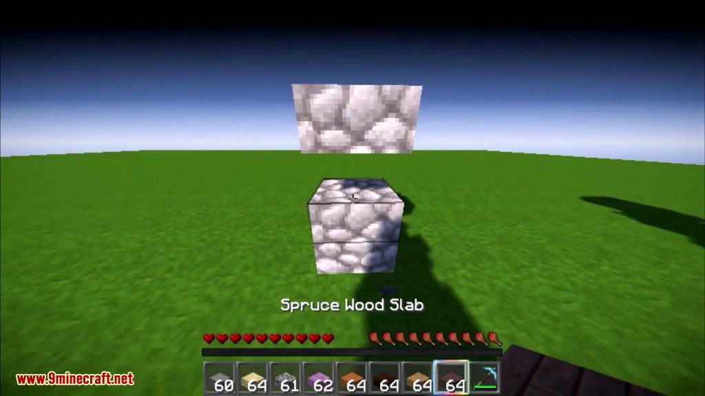 description_6 KleeSlabs Mod (1.20.1) Forge version - destroys only half of double slabs