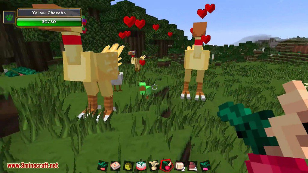 image 7 for Мод ChocoCraft (1.20.4) - Чокобо из Final Fantasy