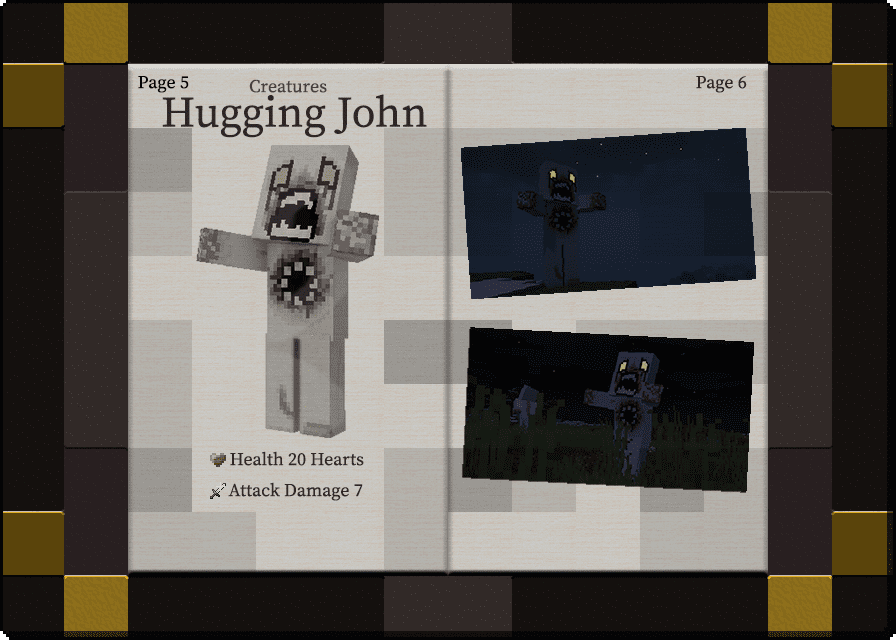 description_2 The John Reborn Mod (1.19.4) - a very scary mob