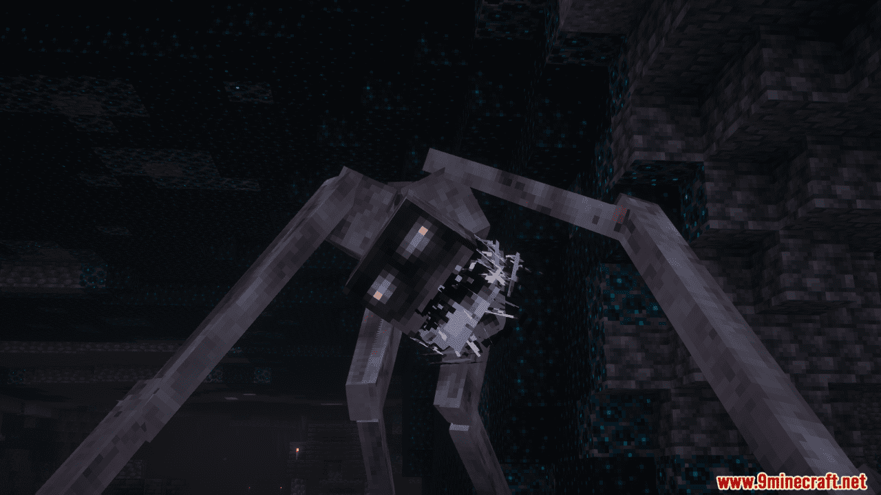 image 1 for  The Rake Dweller Mod (1.19.2) - Вражеские гуманоиды охотятся на игроков.