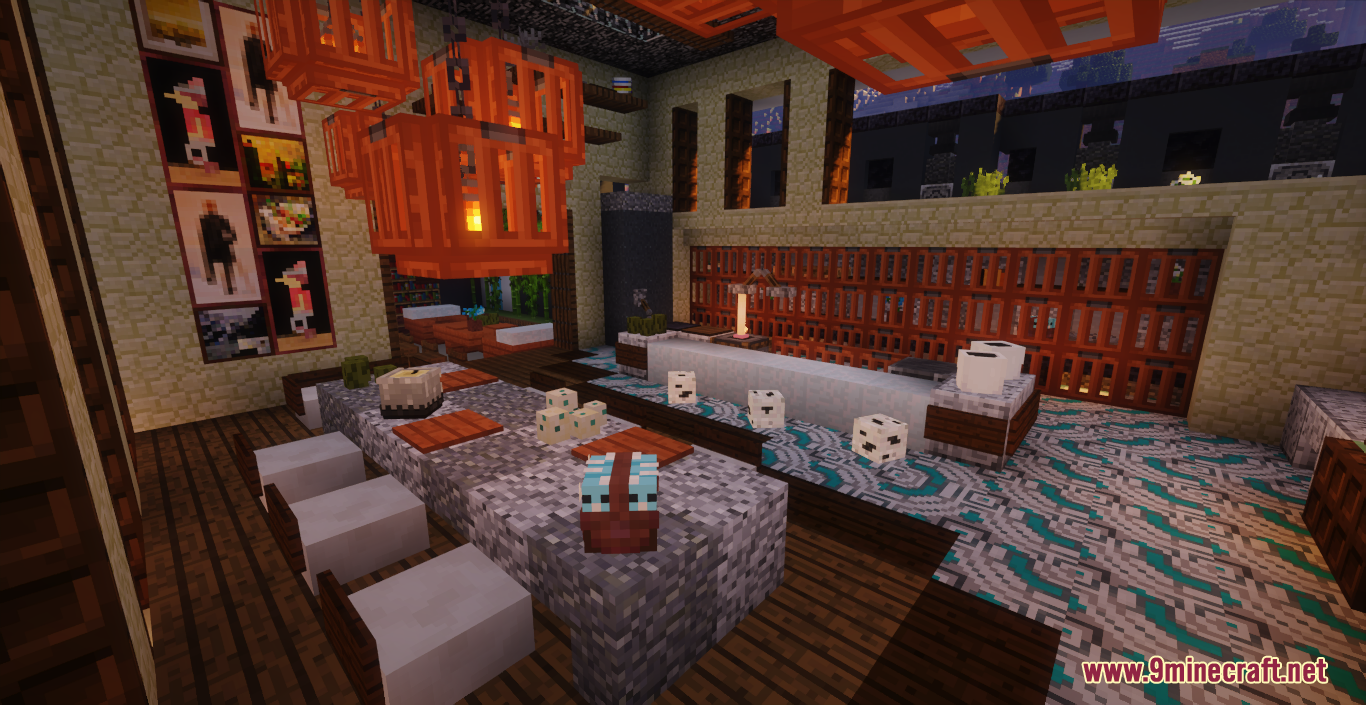 description_5 Gran mapa de casas modernas (1.20.4, 1.20.1, 1.19.4, 1.19.2, 1.18.2) - Desarrollo complejo