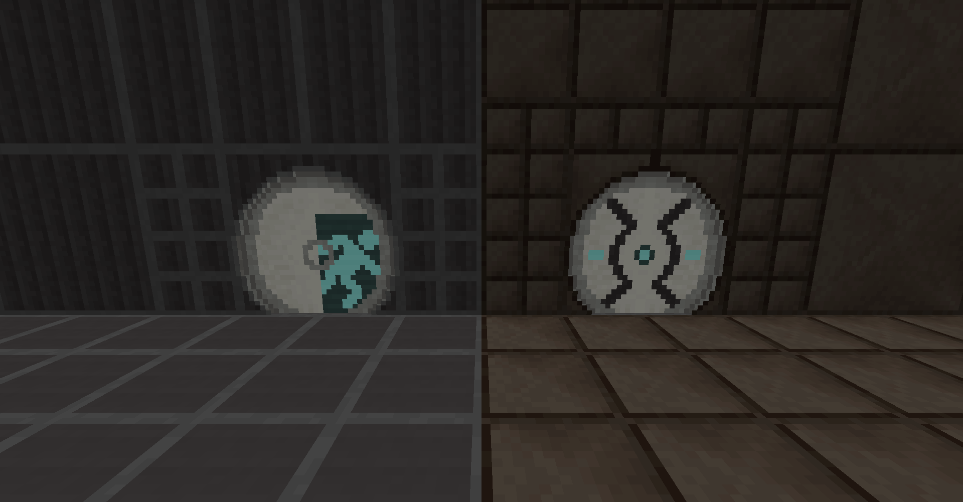 description_1 Portal Cubed Mod (1.19.2) - novo portal gun mod