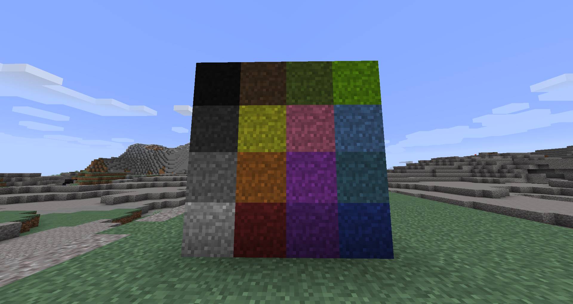 image 3 for Grass Mode (1.20.1) - Colorize the decorative blocks of grass.