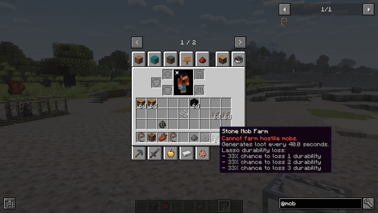 image 11 for Tiny Mafia Farm Remaster Mode (1.20.4) - A Mafia Farm with a size of one block.