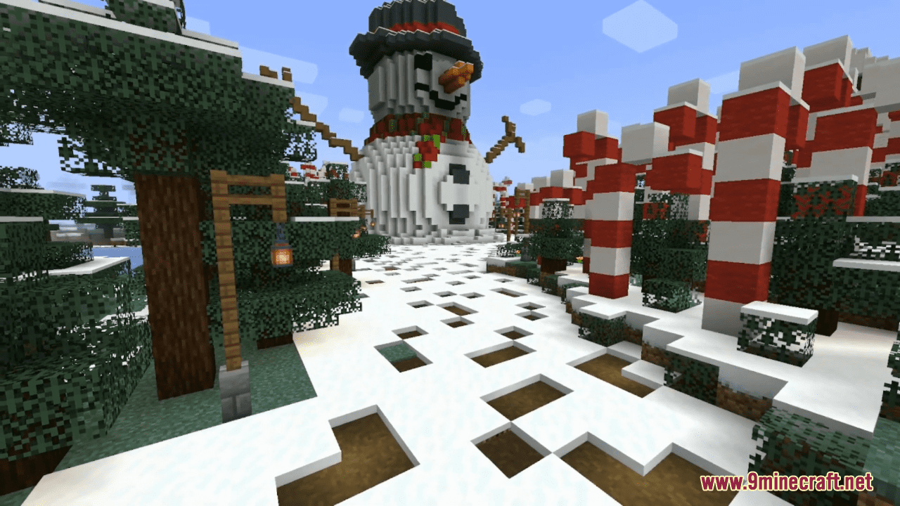 description_0 Santa Claus Village Map (1.20.4, 1.19.4) - Minecraft Holiday Map