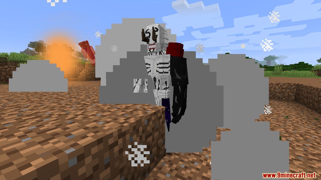 description_4 Jutsu Kaiten Mod 1.16.5 - Animation, witchcraft combat