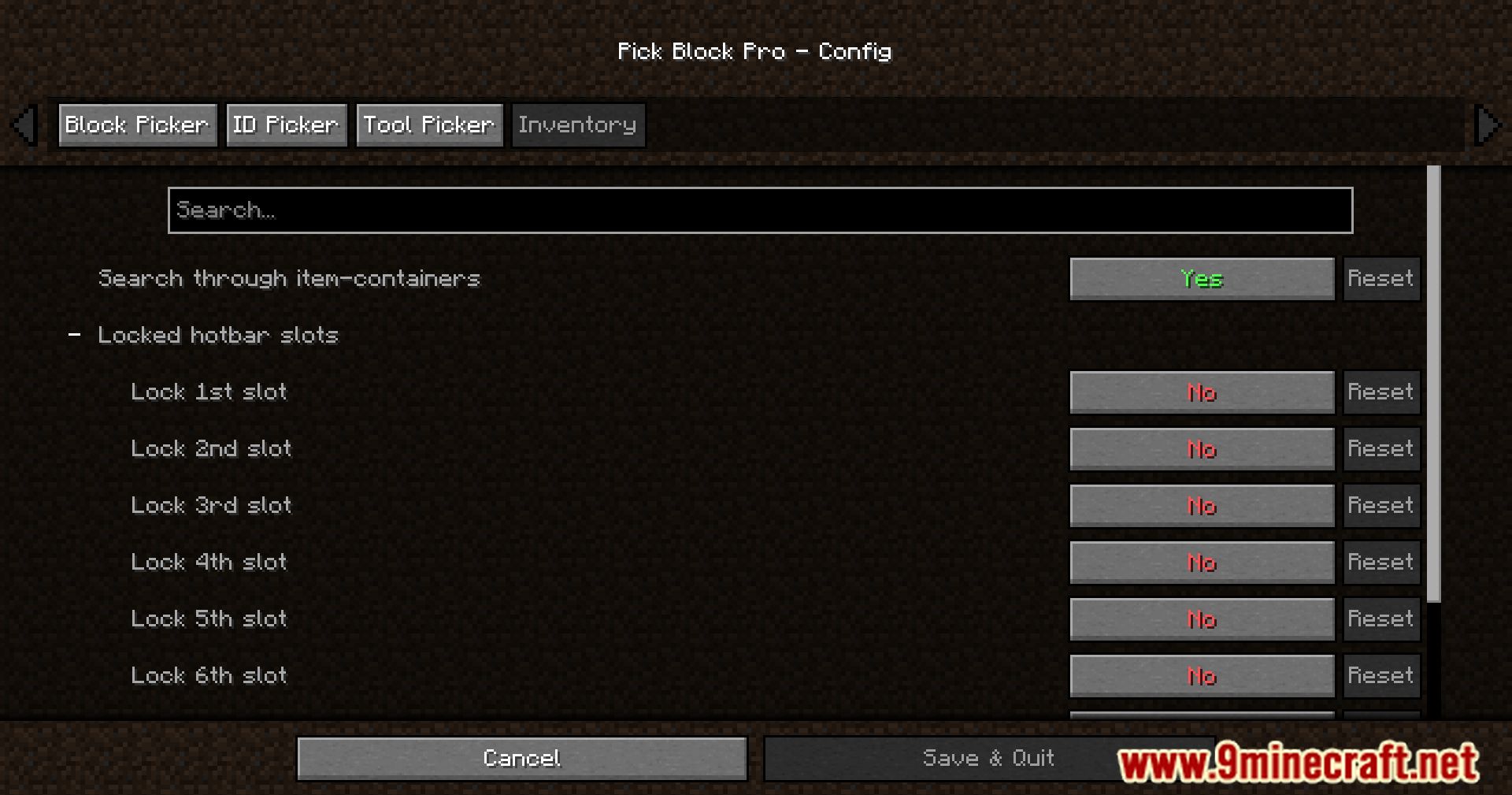 image 9 for Pick Block Pro Mod (1.20.6) - remove items effortlessly