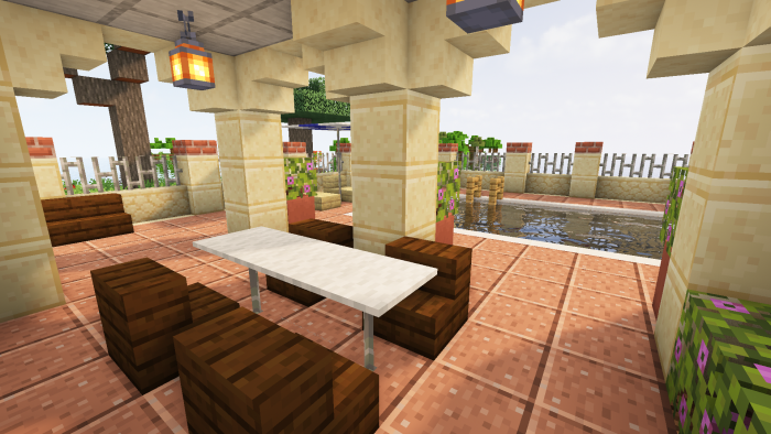 description_0 Map Cozy villa with a fountain