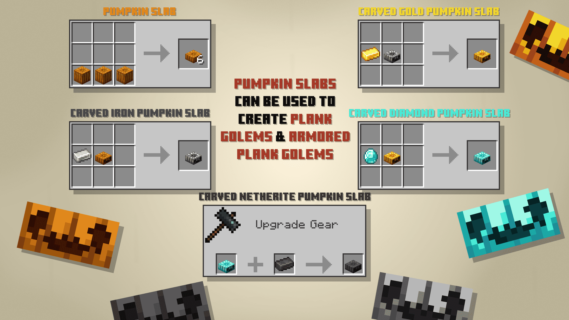 description_15 Miny Golems Mod (1.19.2) - Golems en Minecraft Leyendas