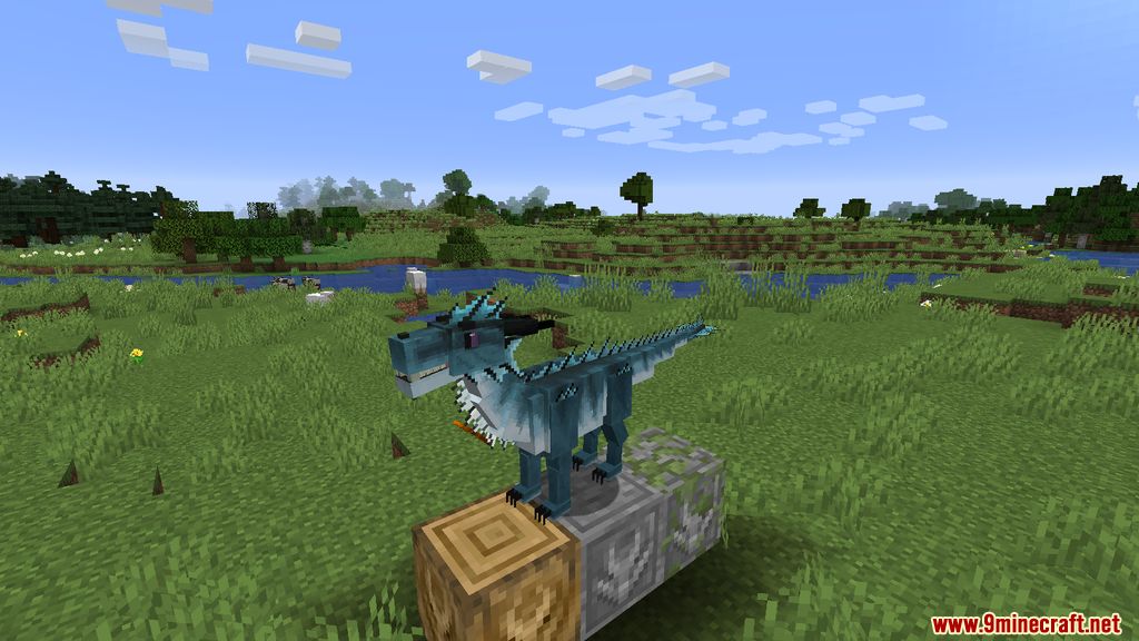 description_9 Dragons Survival Mod (1.20.1) - Играйте за дракона!