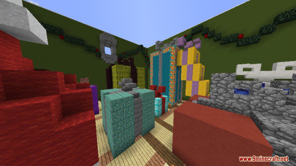 description_9 Mapa de salto de Navidad para Minecraft 1.12.2
