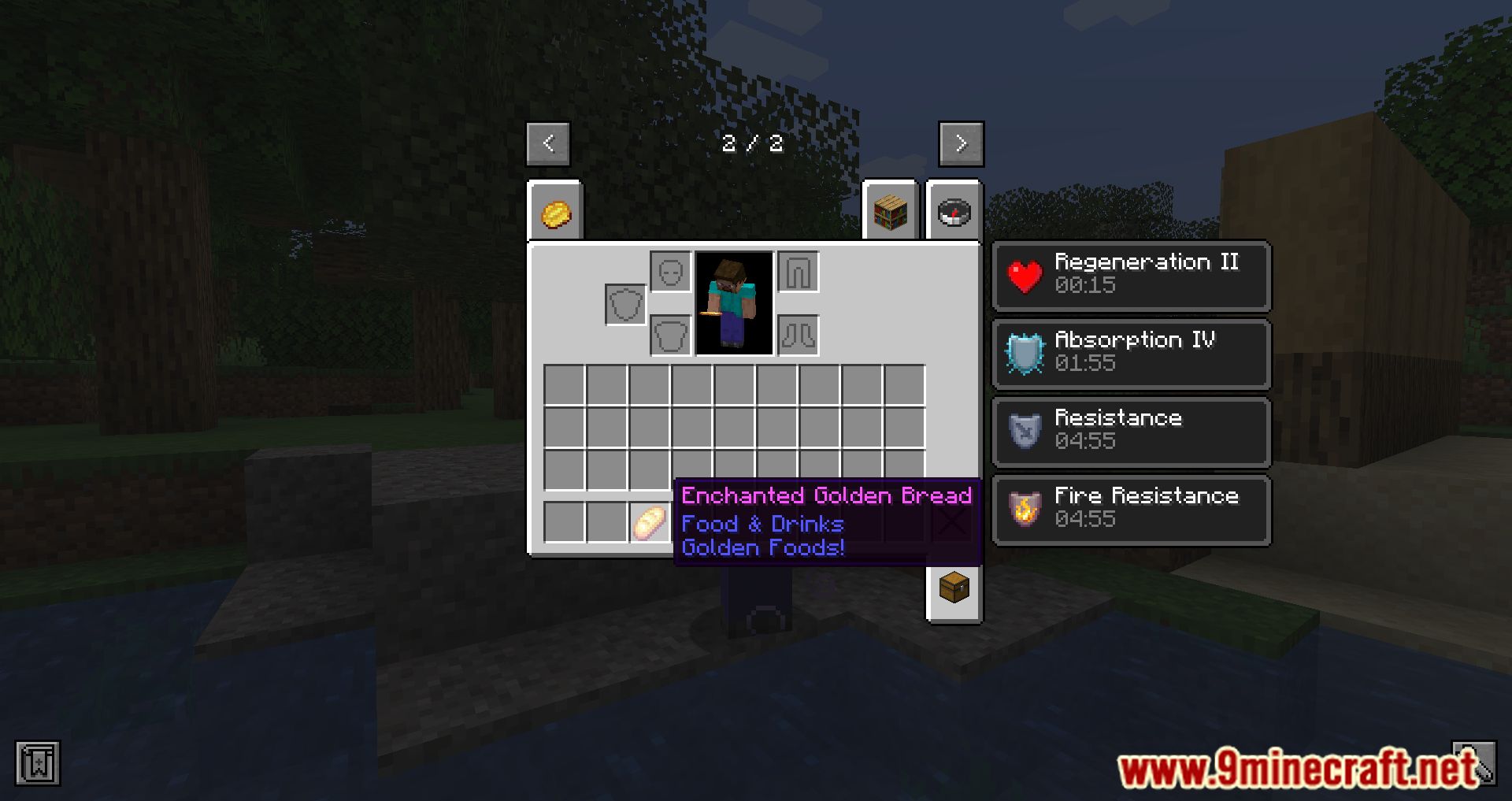 image 7 for Golden Foods Mod (1.20.4) - Food wrapped in gold!