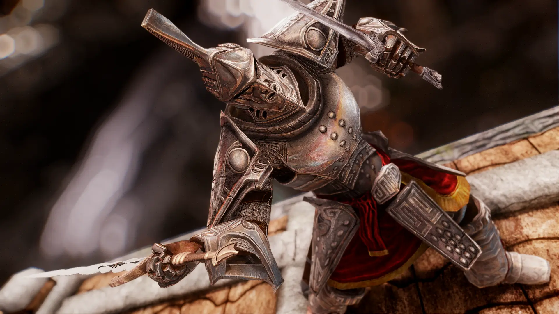 description_1 Сет двемерского воина / Dwarven Warrior Armor