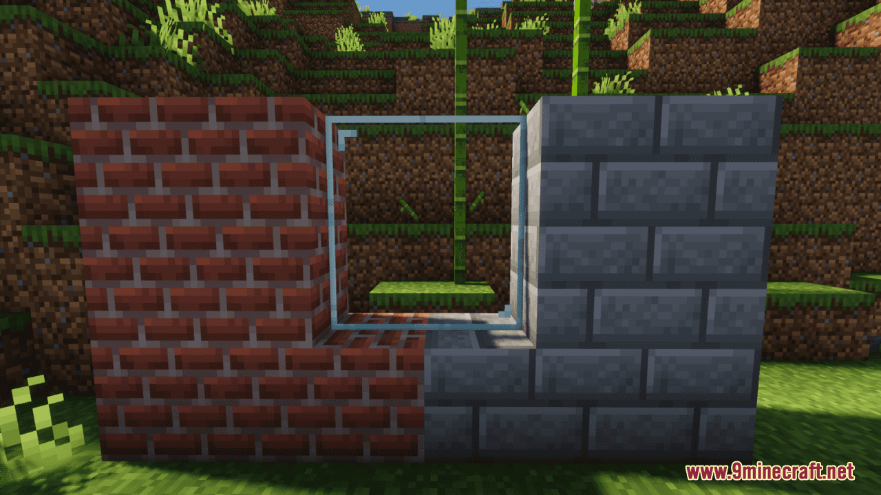 description_6 Better Connected Glass Resource Pack (1.19.4, 1.19.2) - Пакет текстур
