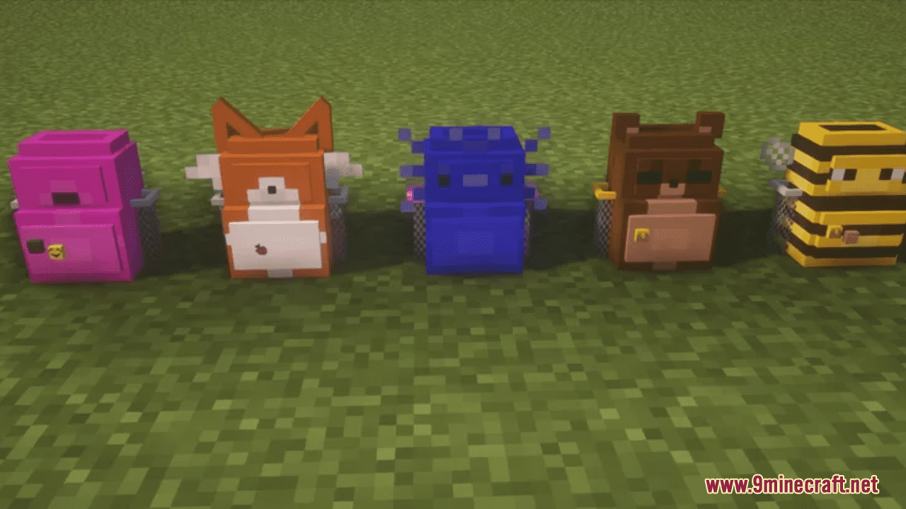 description_12 Schulker Box Backpack Resource Pack (1.19.3, 1.18.2) - Texture Pack