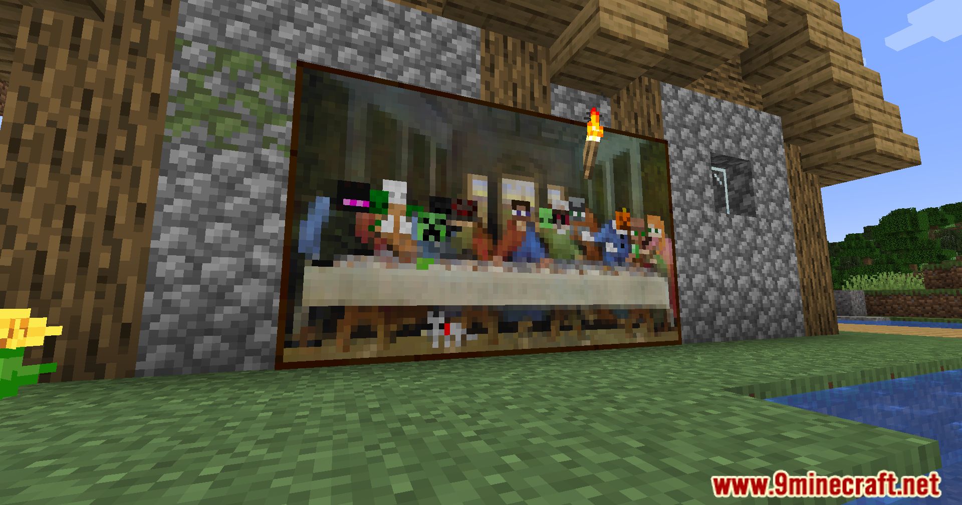 image 4 for MC Style Paintings Mod (1.20.4) - Accept the artistic expression and decorate your Minecraft world.