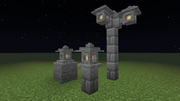 image 25 for Дополнение "Лампы и фонари" (1.20) - MCPE/Bedrock Mod