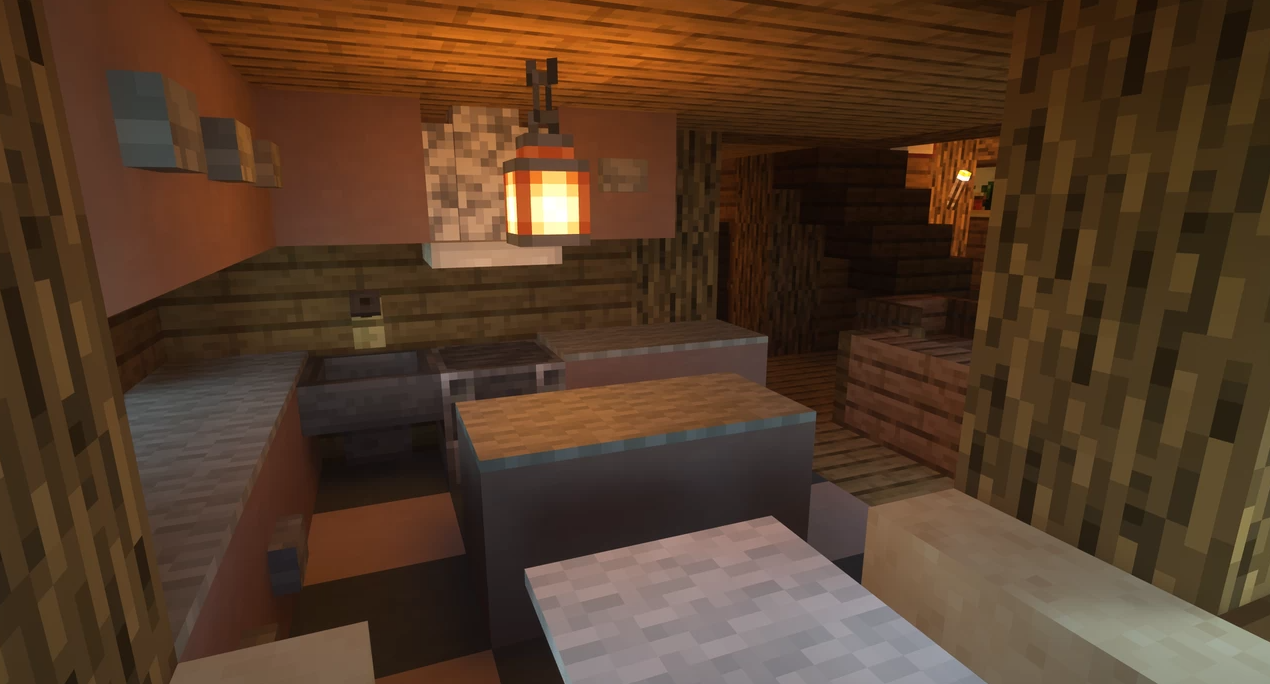 description_0 Casa hecha de troncos de montaña.