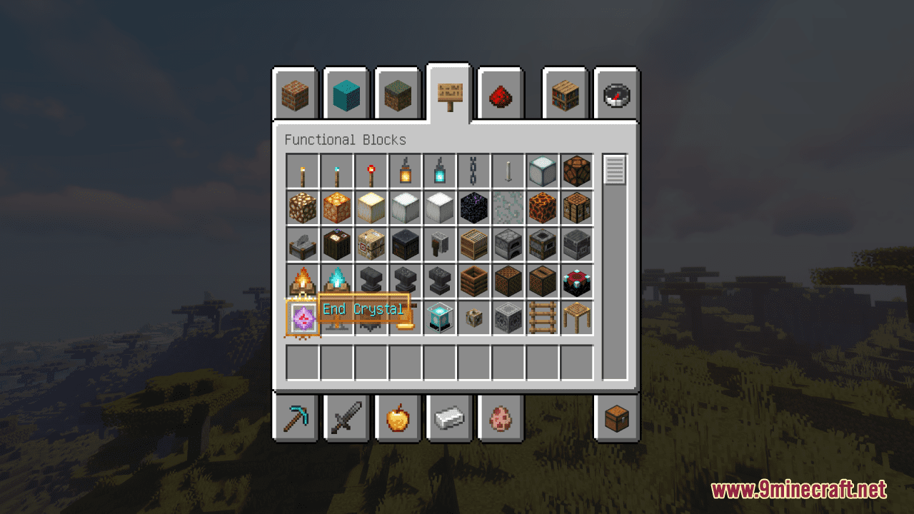 description_9 Gilded Item Selection Resource Pack (1.19.4, 1.19.2) - Текстур-пак