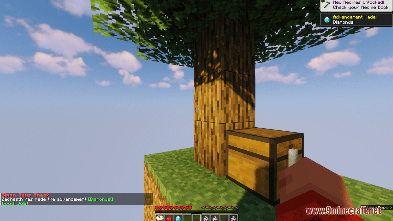 description_6 Lucky SkyIsland Map (1.20.4, 1.19.4) - How lucky are you?