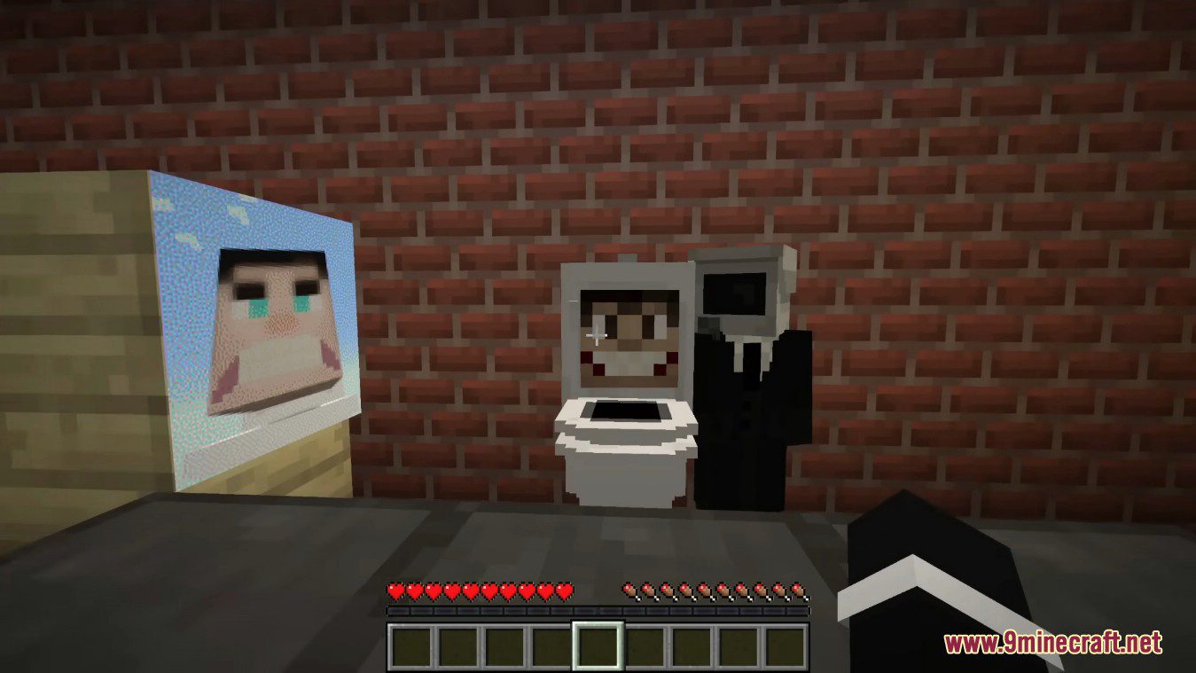 description_15 Skibidi Toilet Stevedidop Mod (1.20.1) - Сможете ли вы выжить?