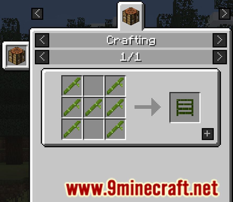 description_11 Bamboo Everything Mod (1.20.4) - декорирование, строительство