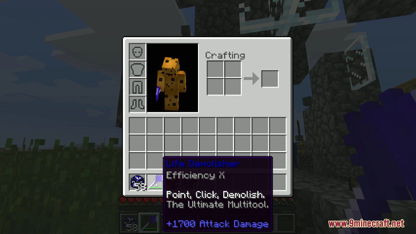 description_4 Life Lucky Block Mod (1.8.9) - Супер VIP выпадение предметов