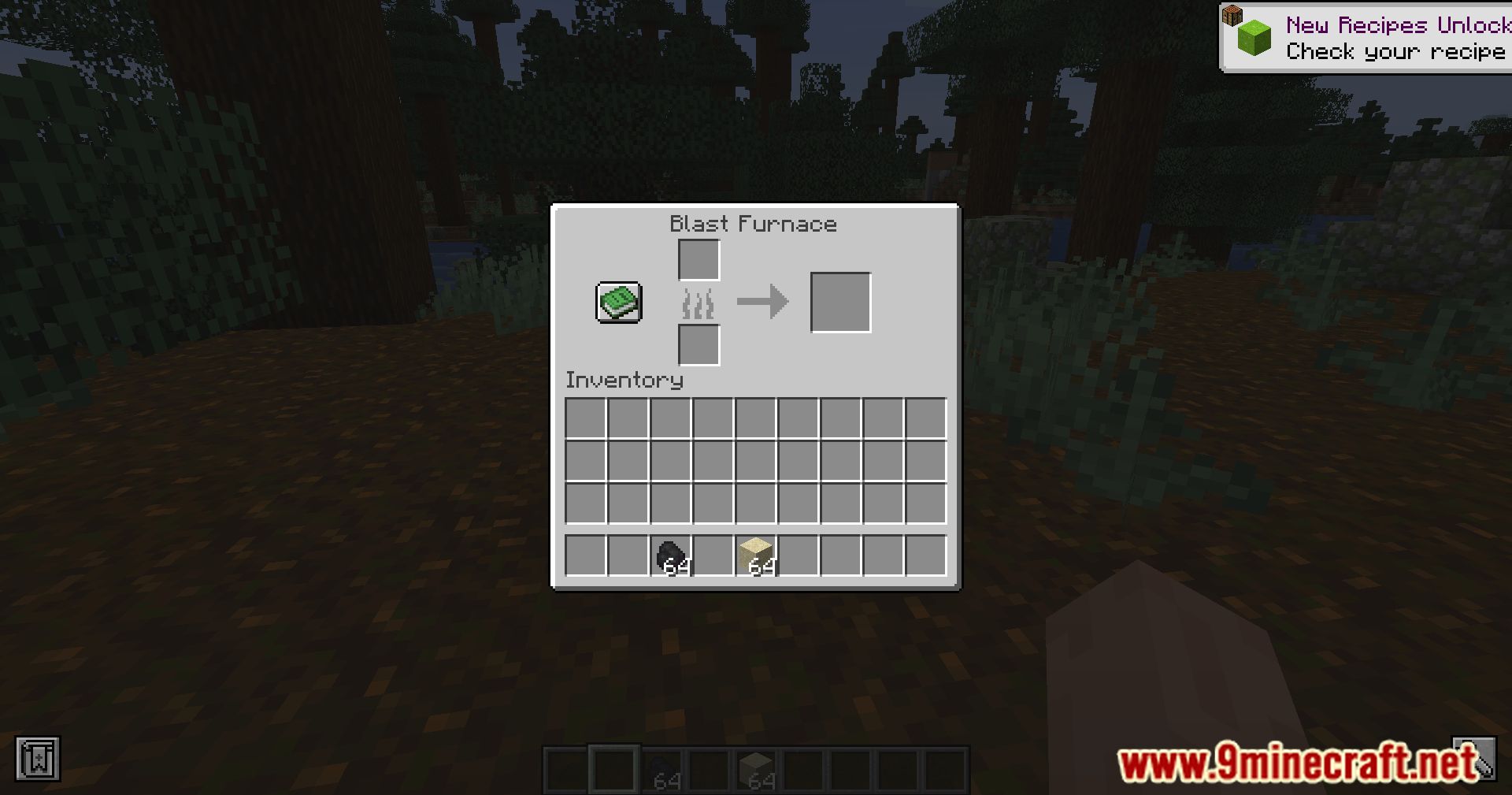 description_1 Fundición de arena en un horno de explosión Mod (1.20) Versión de tela - Acelera la producción de vidrio con una eficiencia realista!