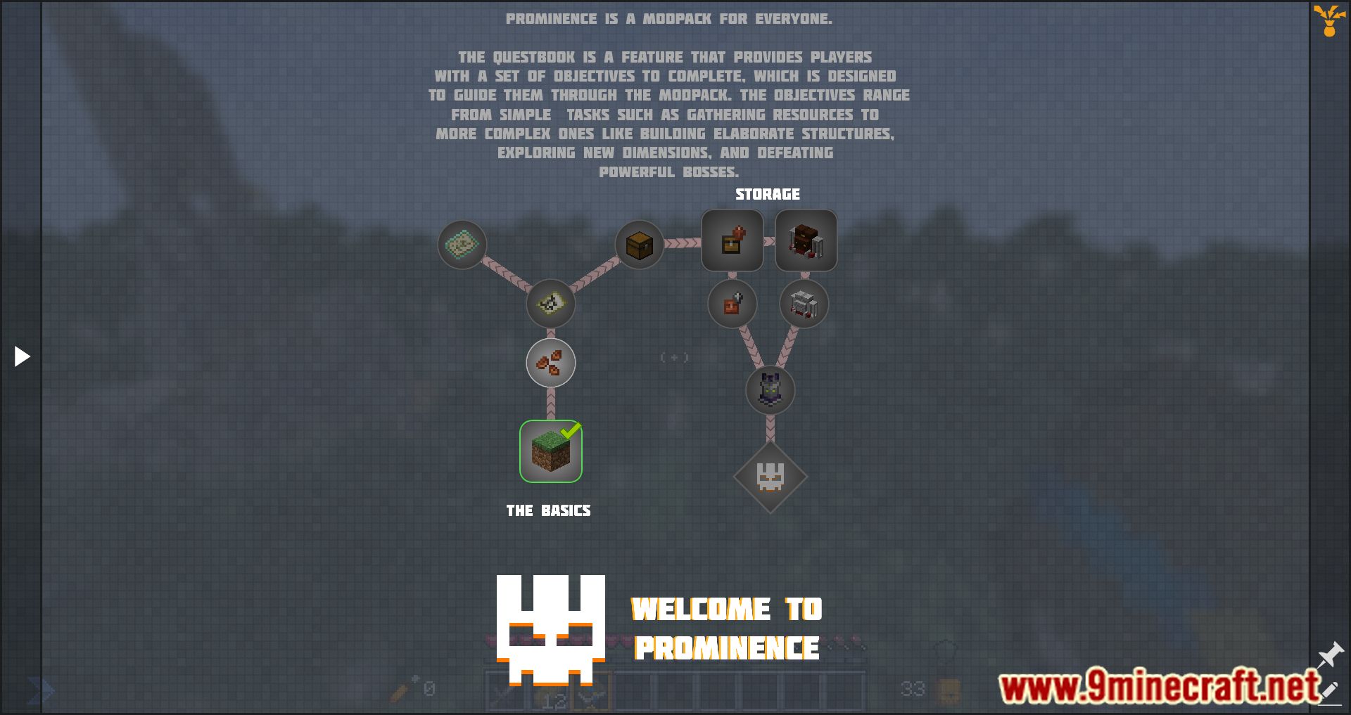 description_20 Prominence Modpack - Combat, Tech, Exploration Or Magic！