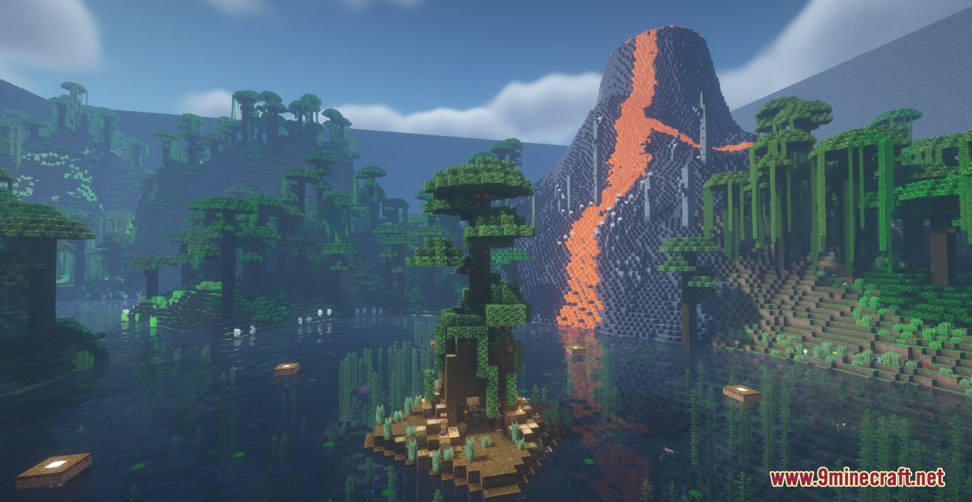 description_4 Overgrown Map (1.18.1) - Jungle Hunger Games