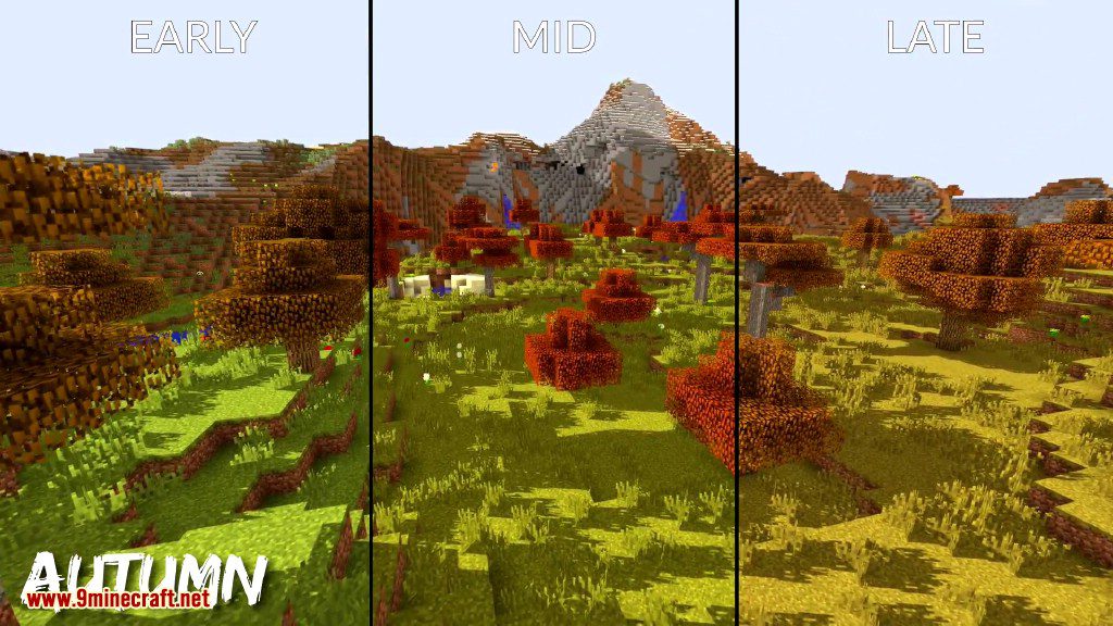 description_17 Serene Seasons Mod (1.20.4) - Cuatro temporadas realistas en Minecraft
