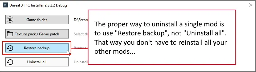 image 1 for TFC Installer for UE2-UE3
