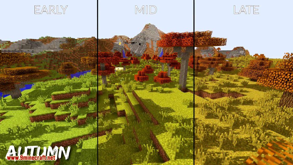 description_12 Serene Seasons Mod - realistic four seasons in Minecraft