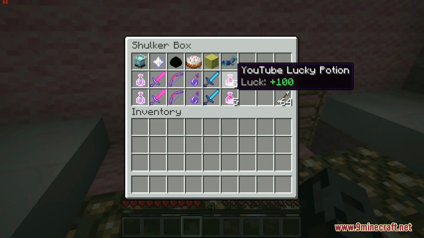 description_0 Youtube Lucky Block Mod (1.12.2) - ютуберы, кнопки воспроизведения и т.д.