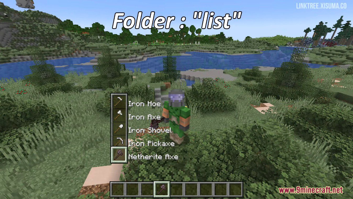 description_6 ItemSwapper Mod (1.20.4) - create your own palette for changing items